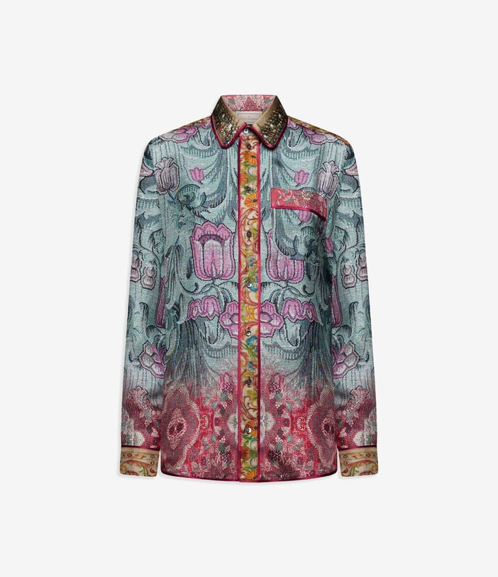 Pierre Louis Mascia ALOE Longsleeve Shirt Silk Pierre Louis Mascia ALOE Longsleeve Shirt Silk Multicolor ALOESCML10642SE516218101