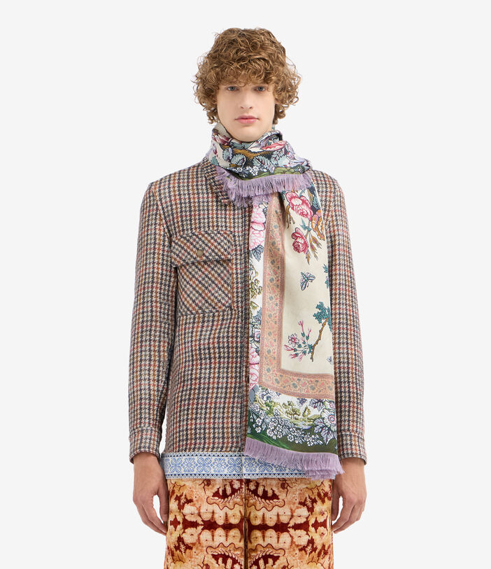 Pierre Louis Mascia ALOEUW Shawl Scarf Silk 135x195 Pierre Louis Mascia ALOEUW Shawl Scarf Silk 135x195 Multicolor ALOEUWSW135X195S4SE51562710118