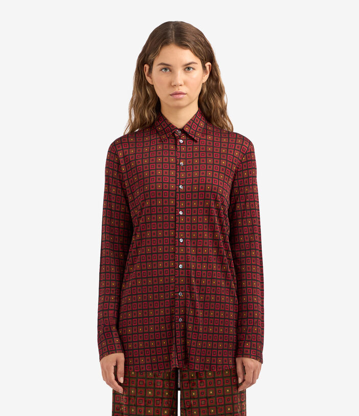 Pierre Louis Mascia FEBO Longsleeve Shirt Silk Multicolor FEBOSCML12316SE139597102