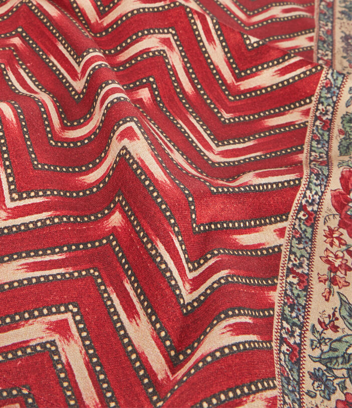 Pierre Louis Mascia CERBIATTOOTT Floral Table Napkin Cotton 50x50 CHEVRON RED CERBIATTOOTTB050X050PACCO513167101