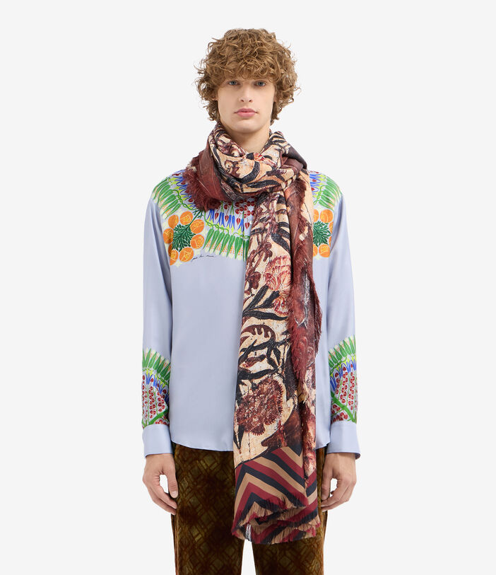 Pierre Louis Mascia ALOEUW Shawl Scarf Silk 135x195 GIUNGLA ALOEUWSW135X195S4SE51563010118