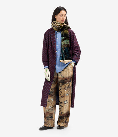 Pierre Louis Mascia JP688ADA Dressing Gown Silk MOSTO D'INVERNO JP688ADAVT10010L124SEBORDEAUX