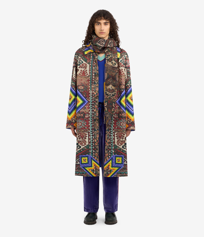 Pierre Louis Mascia KANPUR Trousers Viscose Silk VIOLA KANPURUPT12387VIVIOLA