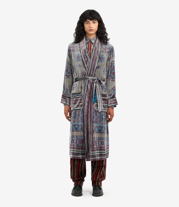 Pierre Louis Mascia KANPUR Dressing Gown Viscose Silk Multicolor KANPURSVVT11668L124VI513577101