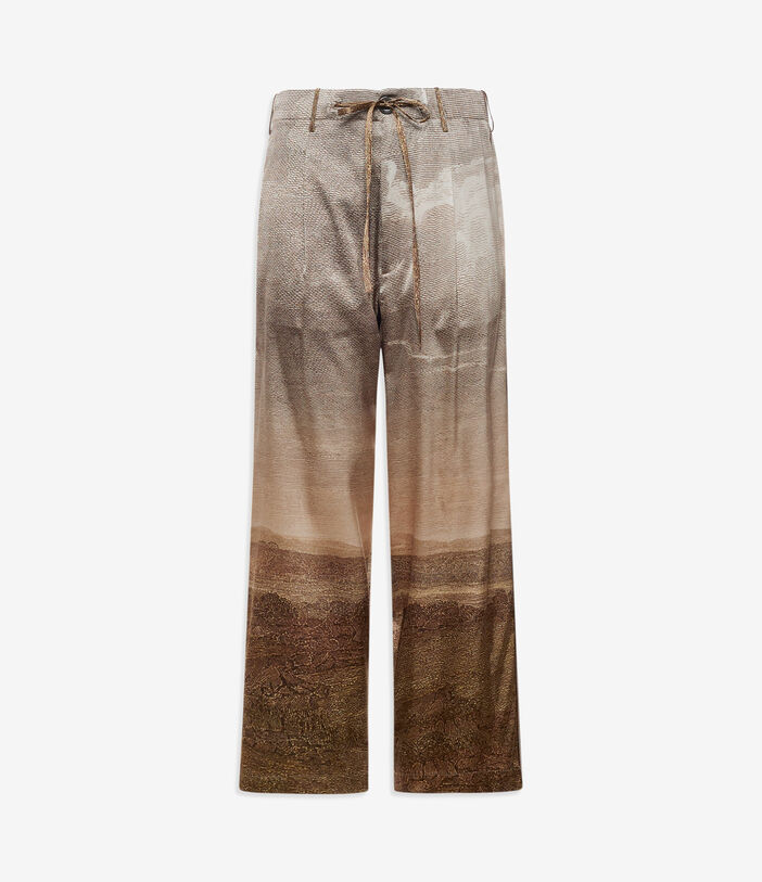 Pierre Louis Mascia ADASTRGUM Trousers Silk Multicolor ADASTRGUMSPT12172SE516333101