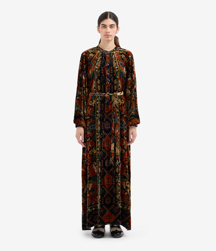Pierre Louis Mascia KANADA Shirt Dress Viscose Silk KILIM KANADAAB12238VI516453101
