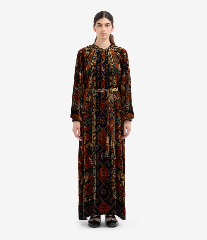 Pierre Louis Mascia KANADA Shirt Dress Viscose Silk Pierre Louis Mascia KANADA Shirt Dress Viscose Silk KILIM KANADAAB12238VI516453101