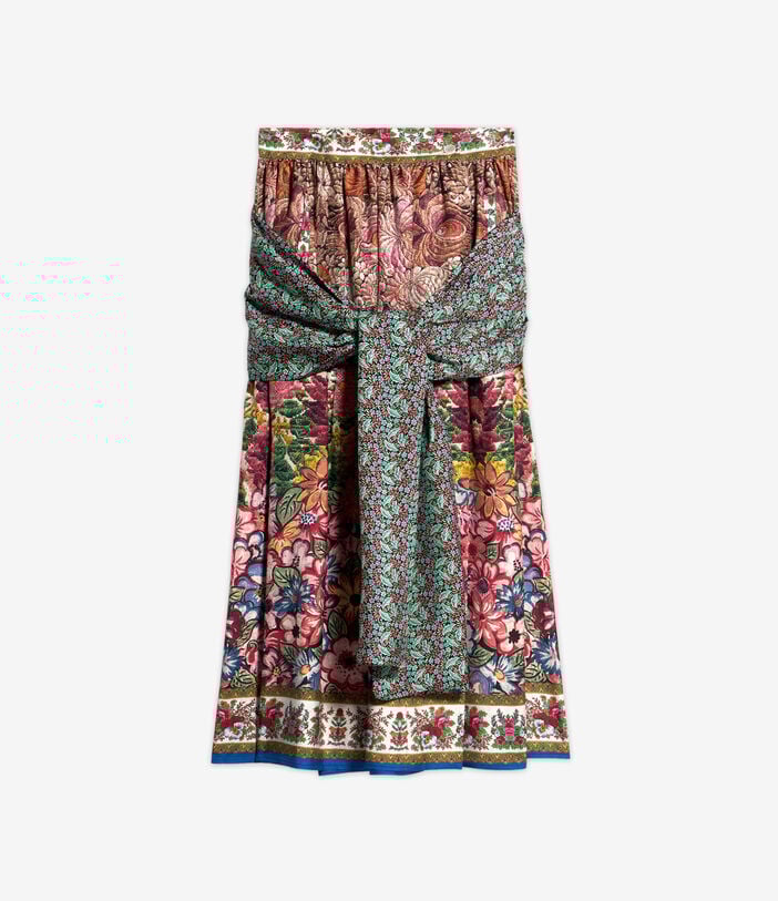 Pierre Louis Mascia CIALDA Skirt Silk Multicolor CIALDASGO12314SE513316101