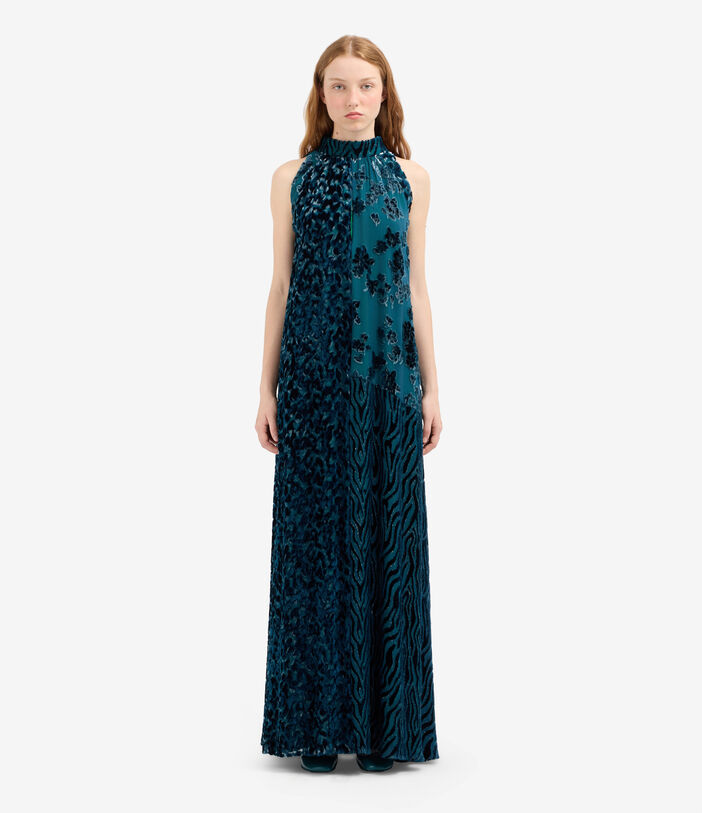 Pierre Louis Mascia PATCHDEV Dress Viscose Silk PAISLEY DI NOCE PATCHDEVAB12969VIOTTANIO