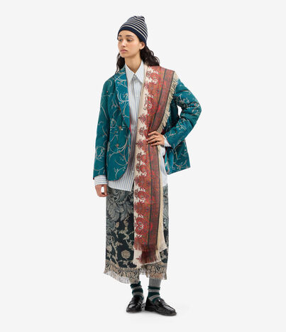 Pierre Louis Mascia ALOE Wrap Skirt Silk PAISLEY DI CANNELLA ALOESGO12830SE519467101