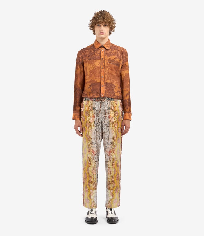 Pierre Louis Mascia ALOE Trousers Silk Pierre Louis Mascia ALOE Trousers Silk Multicolor ALOESPT10959SE516271101
