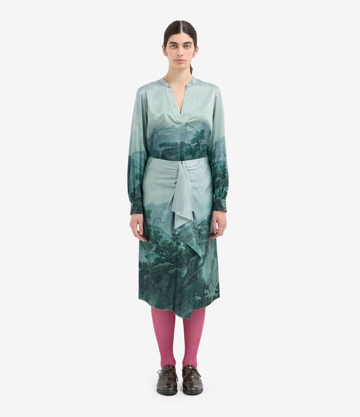 Pierre Louis Mascia ADASTRGUM Skirt Silk Multicolor ADASTRGUMSGO11827SE516338101