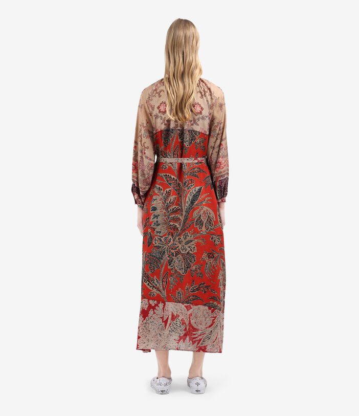 Pierre Louis Mascia ALOE Dress Silk SPICE RED ALOESAB11524SE514876101