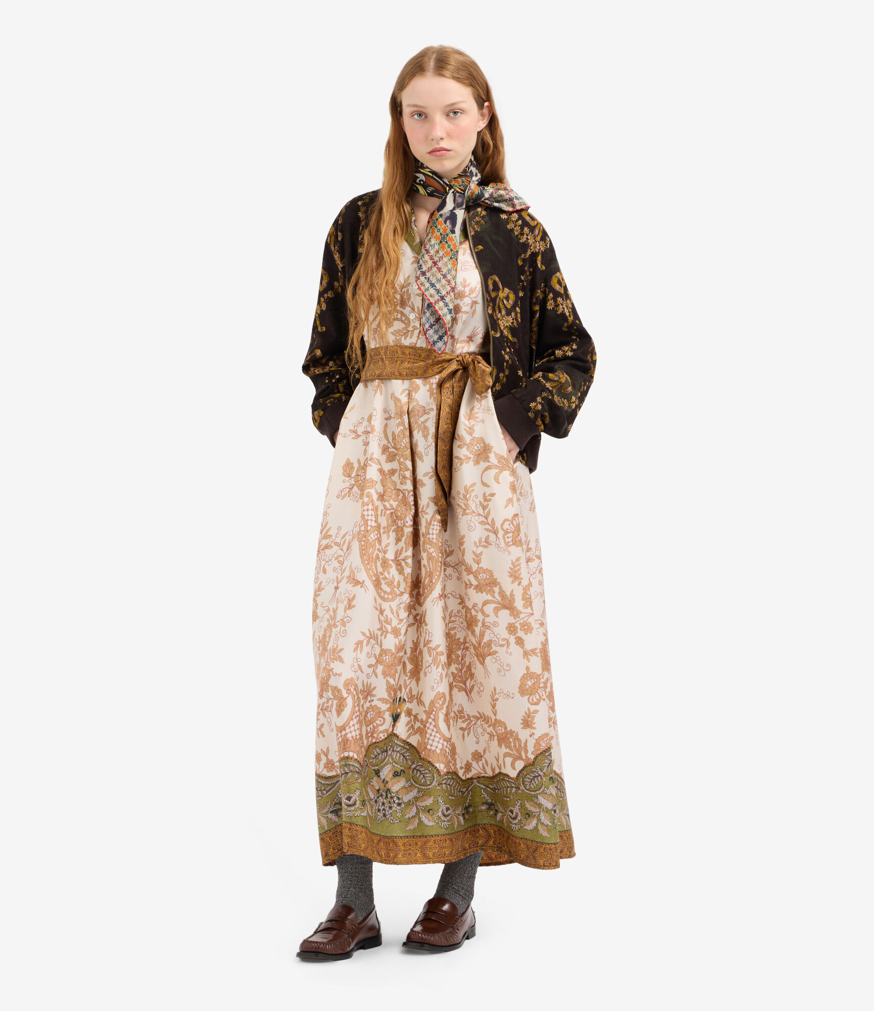 Silk printed dresses | Pierre-Louis Mascia®