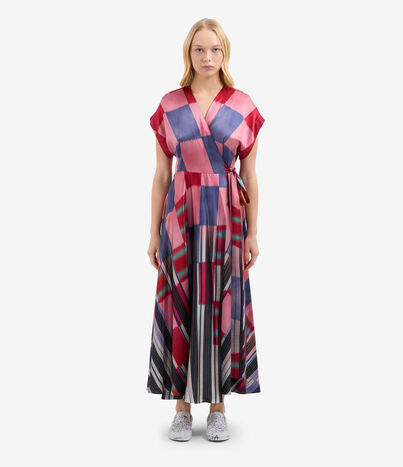 Pierre Louis Mascia ADANASTR Wrap Dress Silk MULTICOLOR ADANASTRSAB12153SE514998101