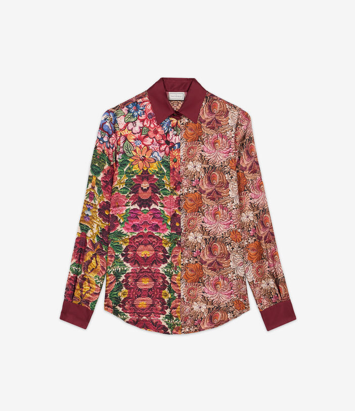 Pierre Louis Mascia ALOE Longsleeve Shirt Silk Multicolor ALOESCML11190SE513221101