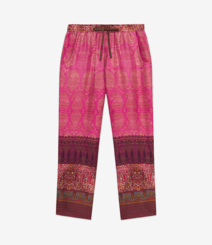 Pierre Louis Mascia ALOE Trousers Silk Pierre Louis Mascia ALOE Trousers Silk FUCHSIA ALOESPT10959SE514843101