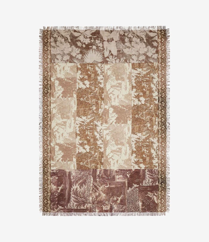 Pierre Louis Mascia ALOEUW Shawl Scarf Silk 135x195 TERRA CIPRIATA ALOEUWSW135X195S4SE514452107