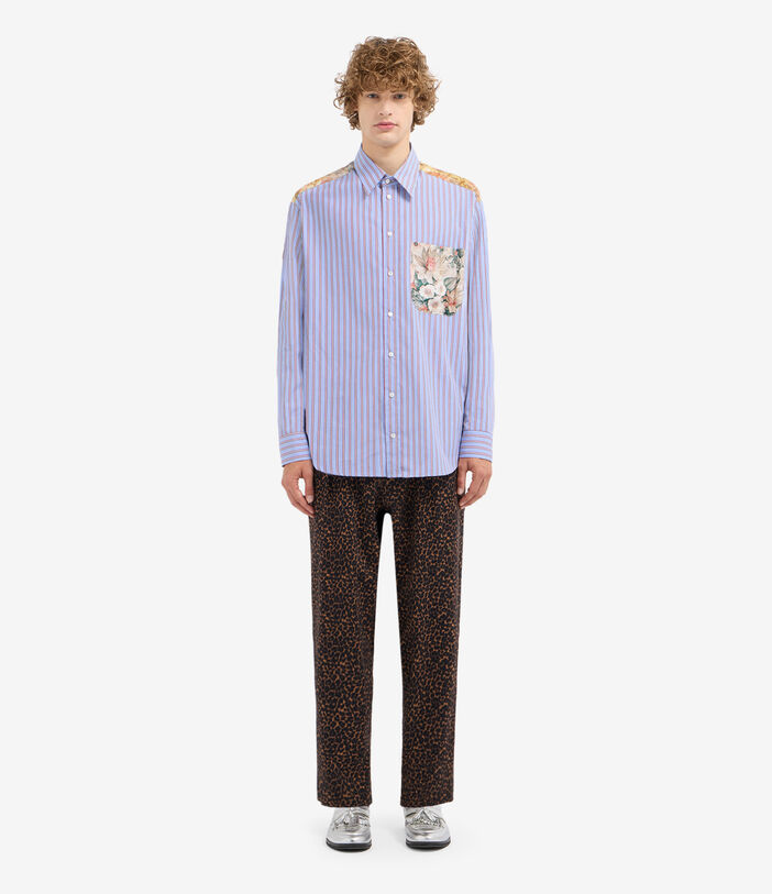 Pierre Louis Mascia ALOTHO Longsleeve Shirt Cotton Silk Multicolor ALOTHOCML11725CO516519101