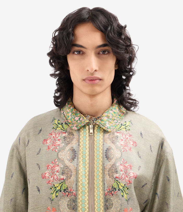 Pierre Louis Mascia ALODOX Bomber Jacket Silk CANNETO ALODOXBM12819SE518200101