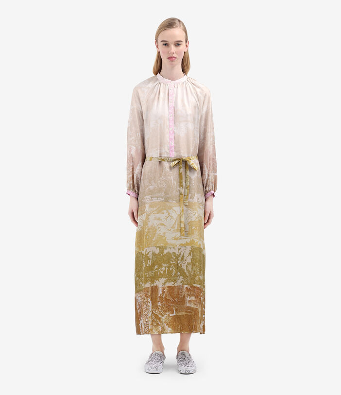 Pierre Louis Mascia ALOE Dress Silk MUSTARD ALOESAB11524SE514988101
