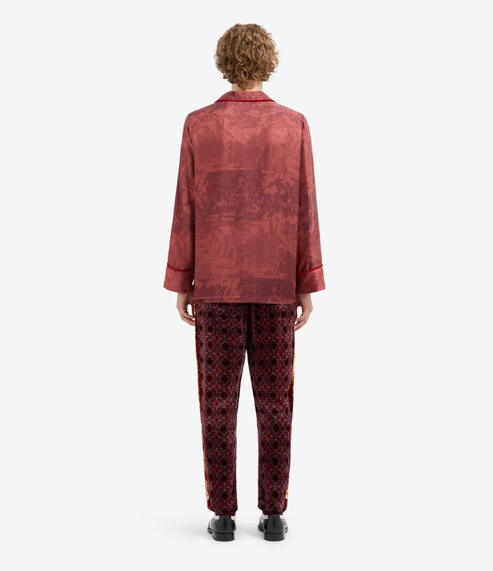 Pierre Louis Mascia ALOEGUM Longsleeve Shirt Silk TERRACOTTA ALOEGUMSCML12600SE516069105
