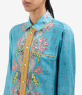 Pierre Louis Mascia ALOE Longsleeve Shirt Silk CELESTE ALOESCML10642SE518570101