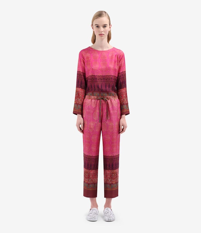 Pierre Louis Mascia ALOE Trousers Silk Pierre Louis Mascia ALOE Trousers Silk FUCHSIA ALOESPT10959SE514843101