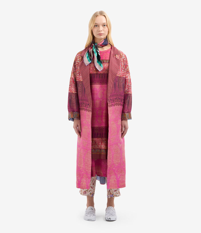 Pierre Louis Mascia ENEKAM Jacket/Raincoat Silk FUCHSIA ENEKAMSPO12438SE514978101