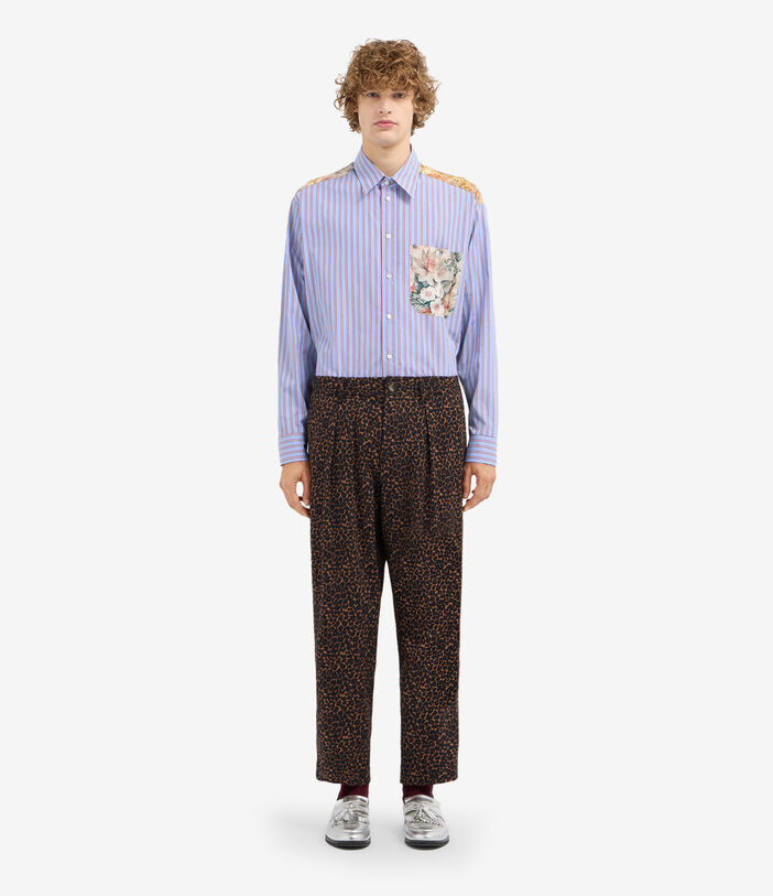 Pierre Louis Mascia DYLAN Trousers Virgin wool Multicolor DYLANSPT10955WV144174101