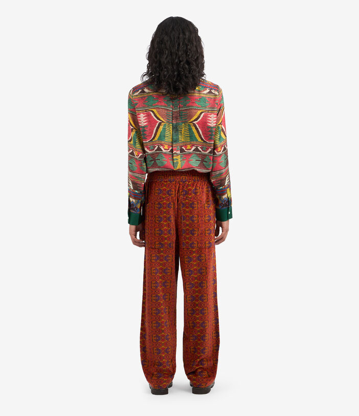 Pierre Louis Mascia REVENGE Trousers Cotton Multicolor REVENGESOVPT11407CO139353103