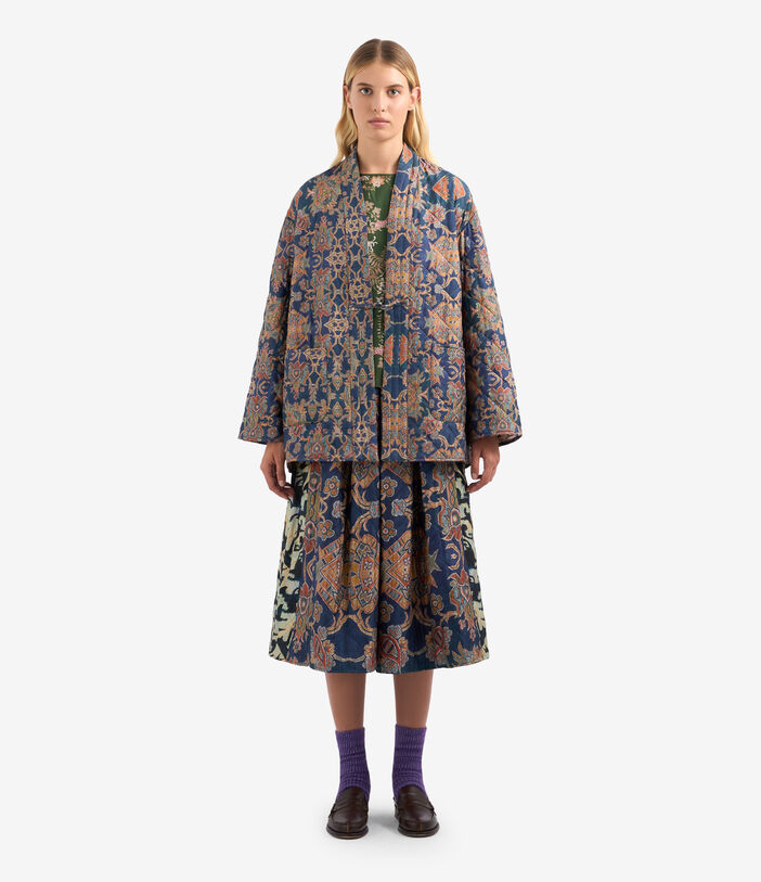 Pierre Louis Mascia ALOSOL Skirt Polyester Silk Multicolor ALOSOLGO11912PL513302101