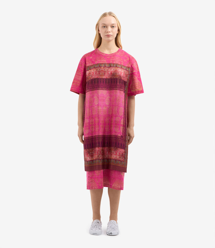 Pierre Louis Mascia ALOGRE T-shirt Cotton Silk FUCHSIA ALOGRETS12462CO514897101