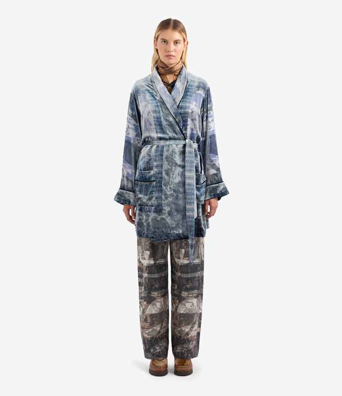 Pierre Louis Mascia KANPUR Dressing Gown Viscose Silk Multicolor KANPURSVVT11668L92VI513587101