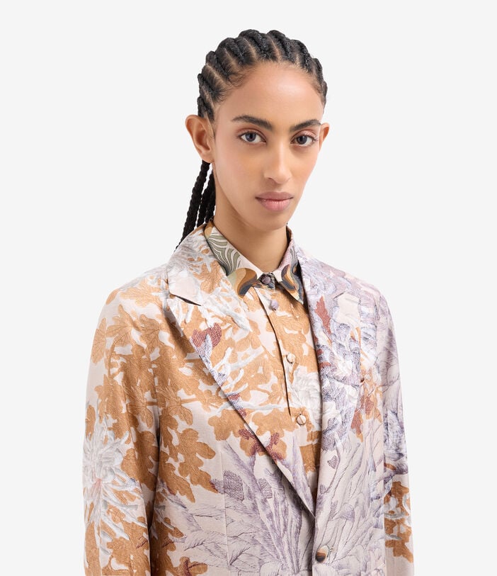 Pierre Louis Mascia CIALDA Coat Silk LOTO BIANCO CIALDACPT12107SE518179101