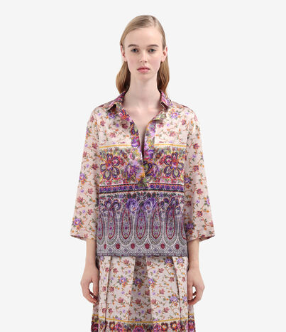 Pierre Louis Mascia ADASTRGUM Longsleeve Shirt Silk MULTICOLOR ADASTRGUMSCML12432SE514780101
