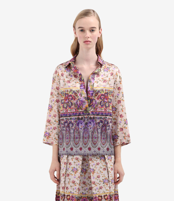 Pierre Louis Mascia ADASTRGUM Longsleeve Shirt Silk MULTICOLOR ADASTRGUMSCML12432SE514780101