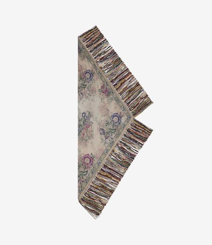 Pierre Louis Mascia ALOEUW Scarf Silk 135x135 CENERE ROSATA ALOEUWSW135X135GTFTSE517309101