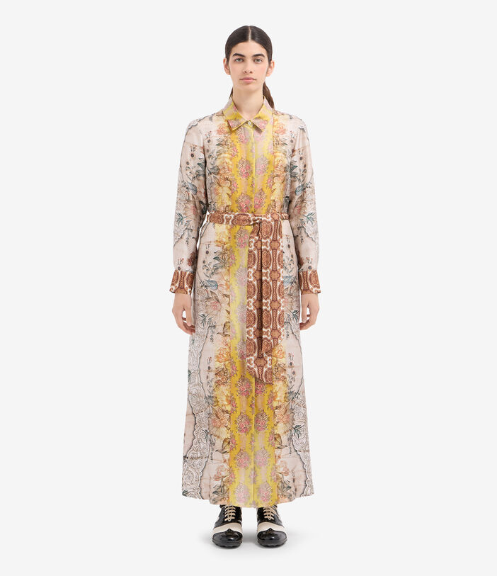 Pierre Louis Mascia ALOE Shirt Dress Silk Pierre Louis Mascia ALOE Shirt Dress Silk Multicolor ALOESAB12448SE516286101