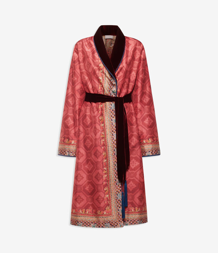Pierre Louis Mascia ENDOKA Dressing Gown Silk Pierre Louis Mascia ENDOKA Dressing Gown Silk Multicolor ENDOKAVT12648SE516545101