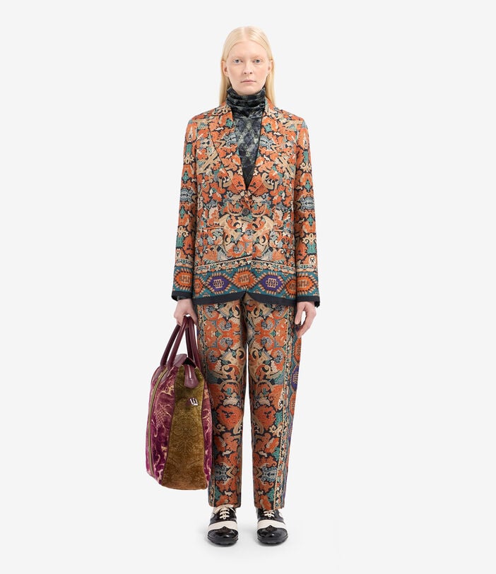Pierre Louis Mascia ALOE Trousers Silk Pierre Louis Mascia ALOE Trousers Silk KILIM ALOESPT10959SE516278101
