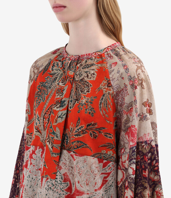 Pierre Louis Mascia DANTE Longsleeve Shirt Cotton SPICE RED DANTESCML12442CO514746101