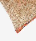 Pierre Louis Mascia PRIMULA Floral Cushion Cotton Linen 90x90 TERRACOTTA PRIMULAS040X040CU065CO512839101