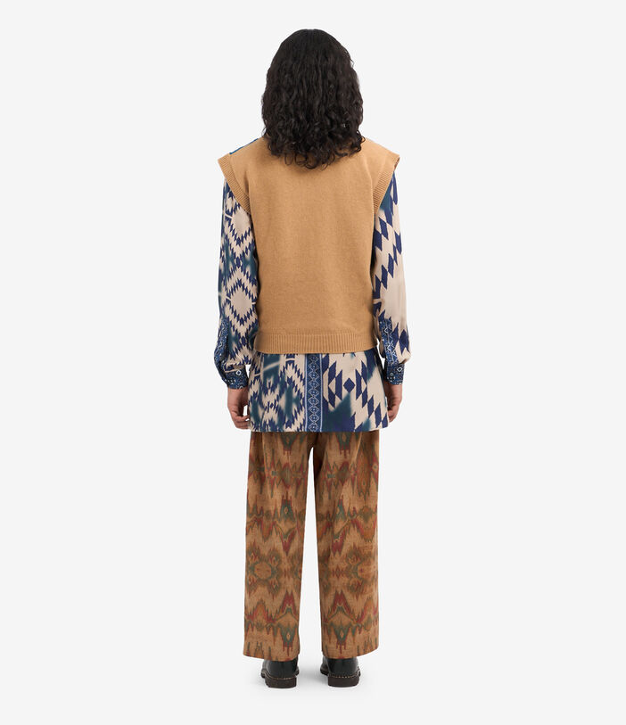 Pierre Louis Mascia TRICOT Gilet Wool Cashmere Multicolor TRICOTGLPNB002WOCAMAVIO