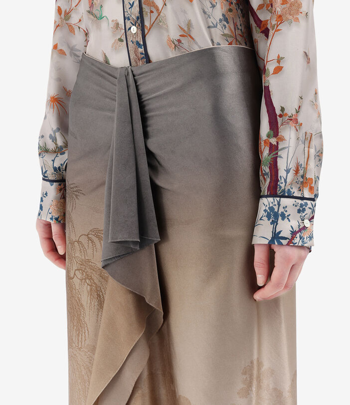 Pierre Louis Mascia ADASTRGUM Skirt Silk SAND ADASTRGUMSGO11827SE514979101