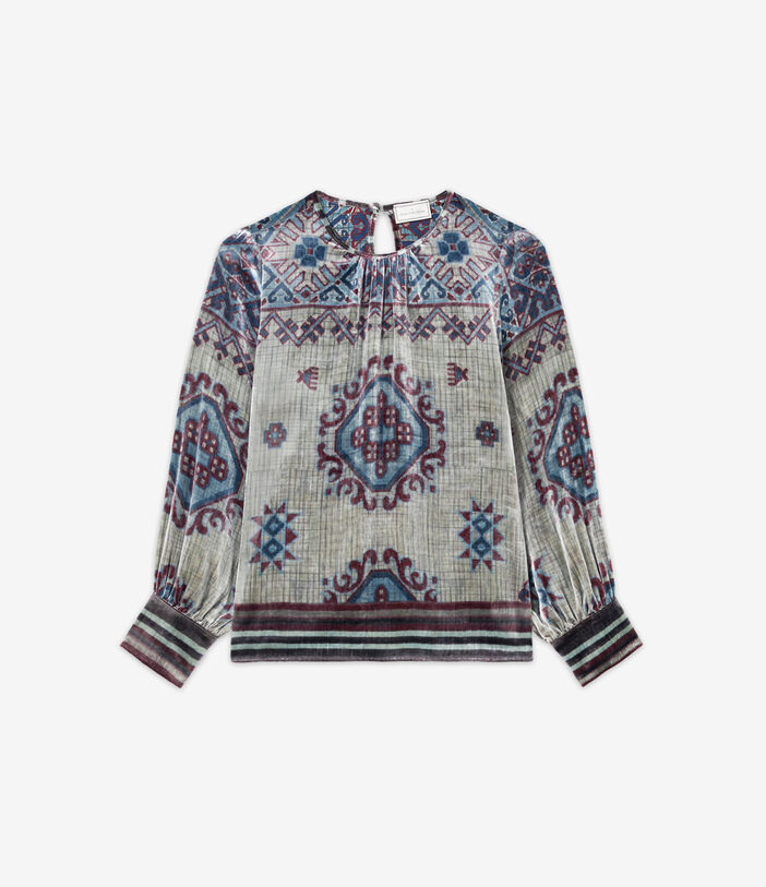 Pierre Louis Mascia KANPUR Longsleeve Shirt Viscose Silk Multicolor KANPURSVCML11947VI513602101