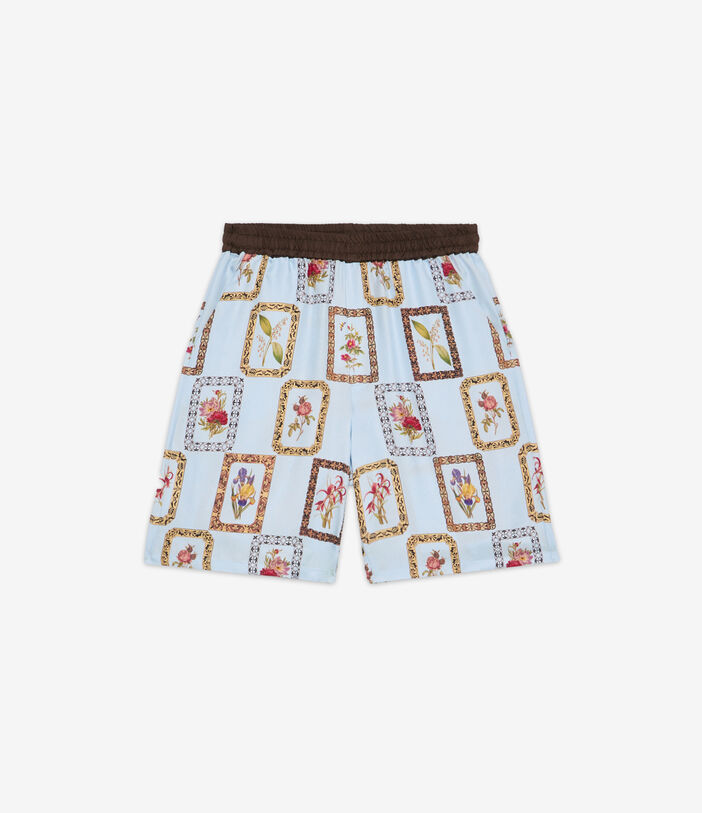 Pierre Louis Mascia ALOEGOTS Shorts Silk LIGHT BLUE ALOEGOTSSPN11765SE514659101