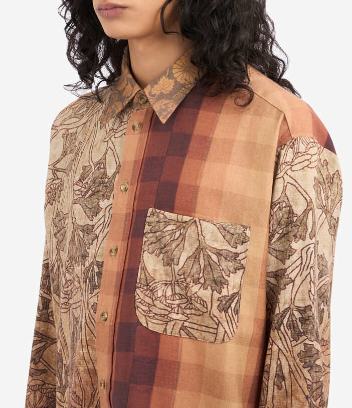 Pierre Louis Mascia K20164 Longsleeve Shirt Cashmere Silk Multicolor K20164SWCML12354WS513372101