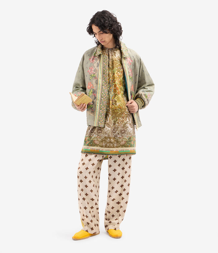 Pierre Louis Mascia FANCY Trousers Silk SABBIA FANCY2SPT12815SE518341101