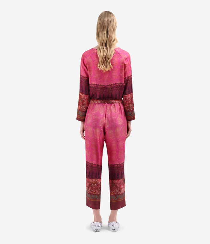Pierre Louis Mascia ALOE Trousers Silk Pierre Louis Mascia ALOE Trousers Silk FUCHSIA ALOESPT10959SE514843101